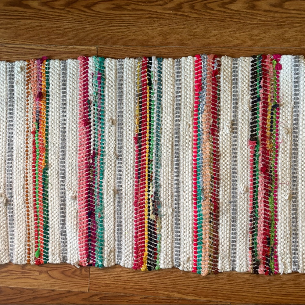 Bohemian Rag Rug - Picture 5 of 11